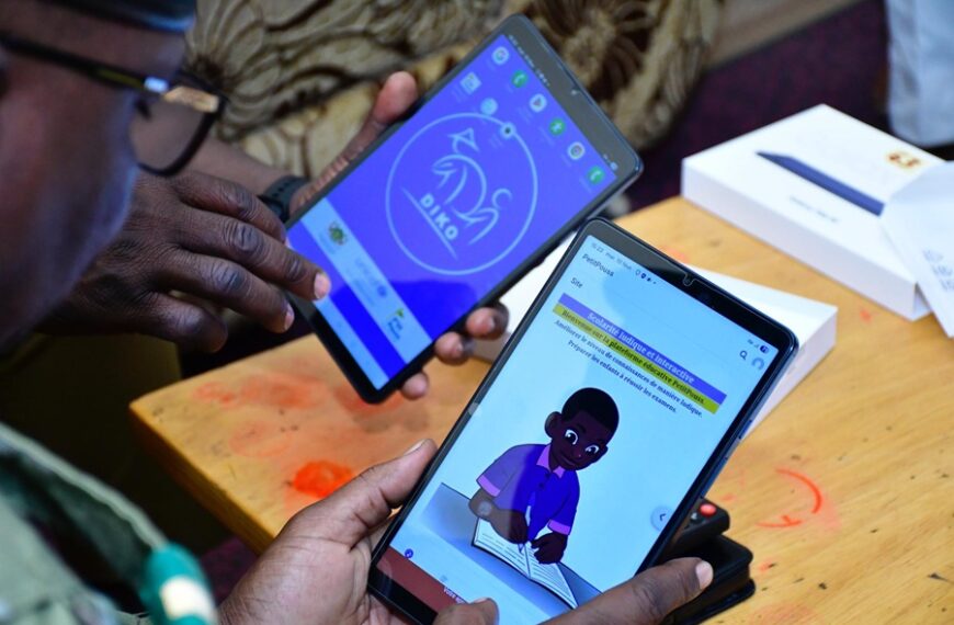 Remise de kits wash et tablettes aux écoles…